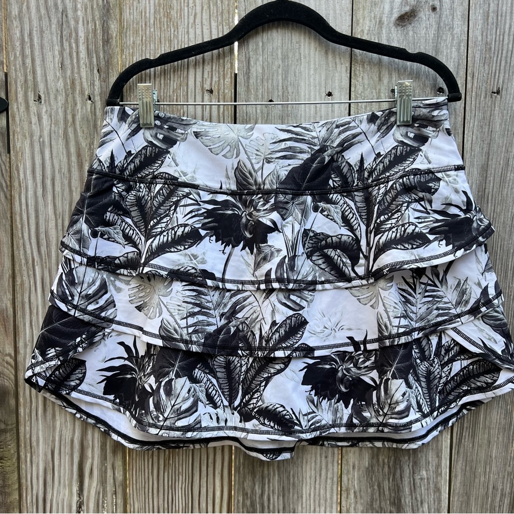 IDEOLOGY Tiered Athletic Floral Skirt Skort Women’s Large